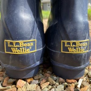 Navy Blue LL Bean Wellies